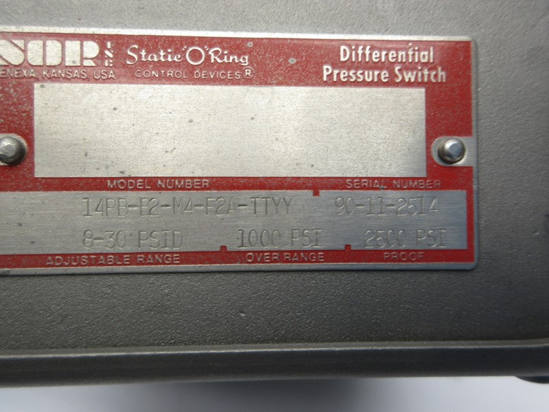 SOR 14RB-B2-M4-F2A-TTYY 2500PSI NSNP