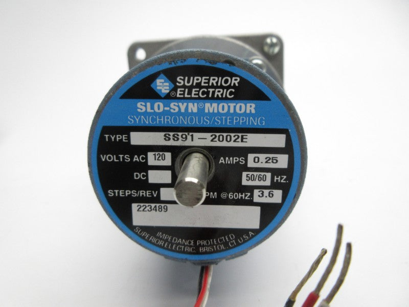 SUPERIOR ELECTRIC SS91-2002E 120VAC 0.25A NSNP