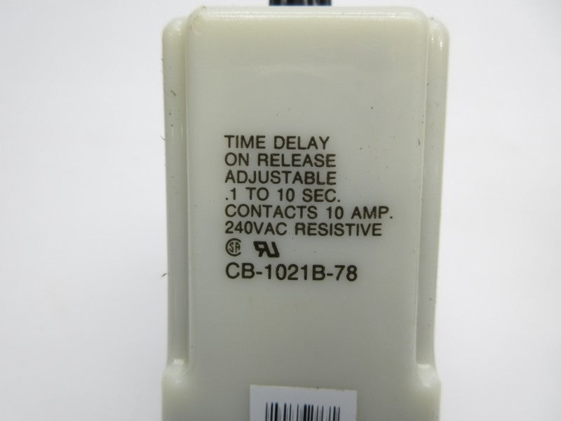 POTTER & BRUMFIELD CB-1021B-78 240VAC 10A .1-10S NSNP