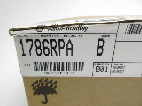ALLEN BRADLEY 1786-RPA SER. B REV. A01 NSMP