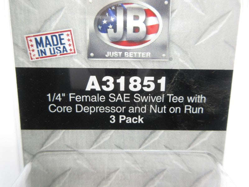 JB A31851 1/4" (PKG OF 3) NSMP
