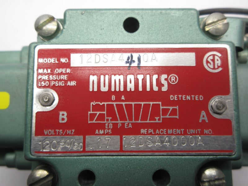 NUMATICS 12DSA4000A 120V .17A NSNP