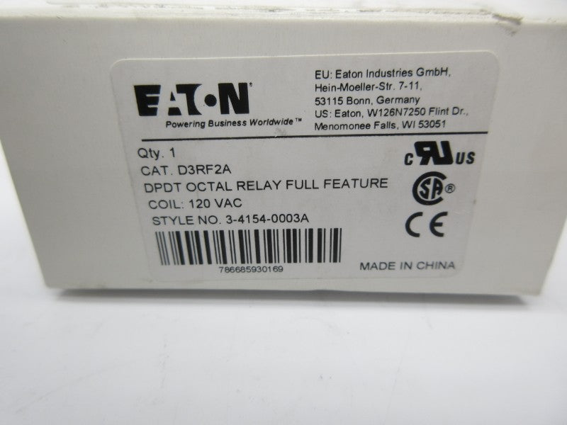EATON D3RF2A 120VAC NSMP