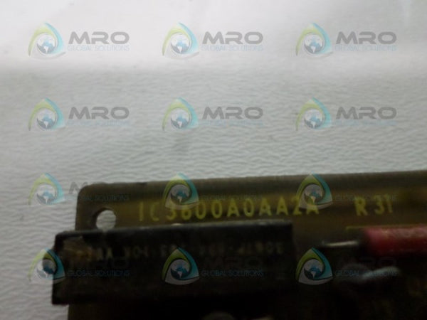 GENERAL ELECTRIC IC3600A0AA2A CIRCUIT BOARD UNMP