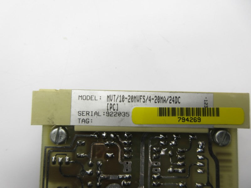 MOORE INDUSTRIES MVT/10-20MVFS/4-20MA/24DC NSNP