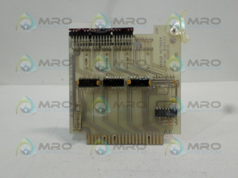 LLOYD CONTROLS REDCO PC7052B DIGITAL DISPLAY UNMP