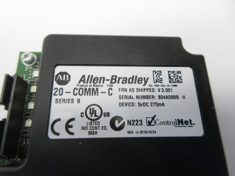 ALLEN BRADLEY 20-COMM-C SER. B F/W V3.001 5VDC NSNP