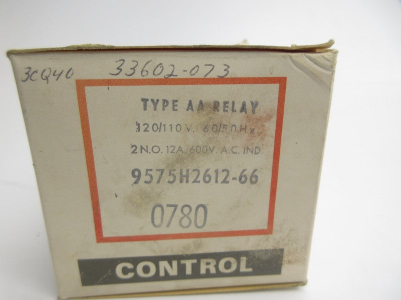 CUTLER HAMMER 9575H2612-66 110/120V 12A NSMP