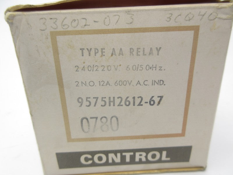 CUTLER HAMMER 9575H2612-67 240/220V NSMP