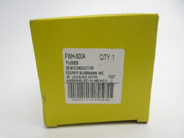 BUSSMANN FWH-800A 500VAC/DC 800A (YL/WH) NSMP