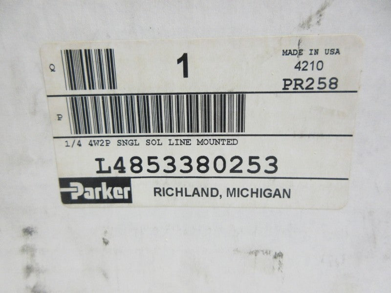 PARKER L4853380253 120/110VAC 140PSI 1/4" NSMP