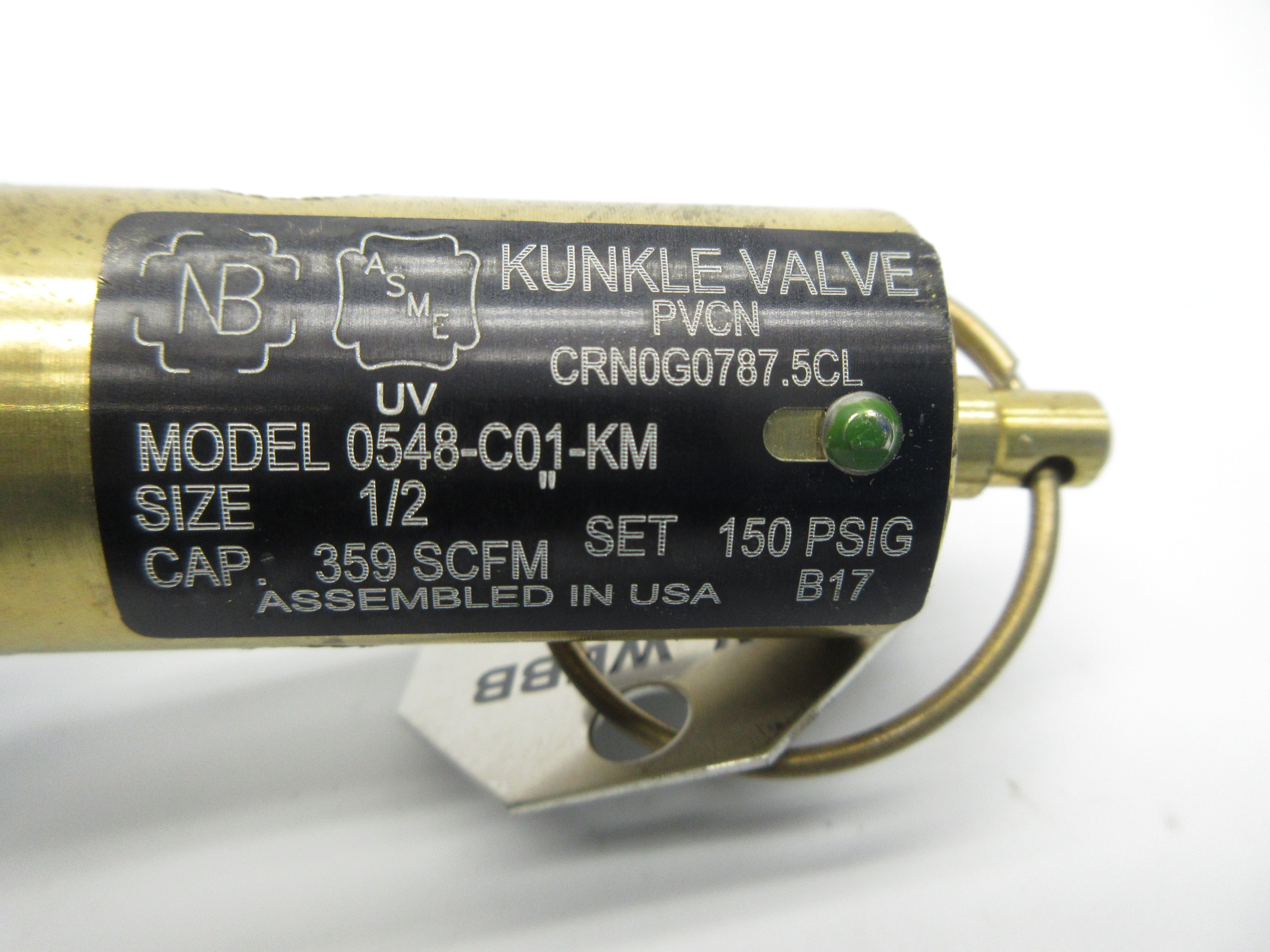 KUNKLE 0548-C01-KM0150 150PSI 1/2" NSNP