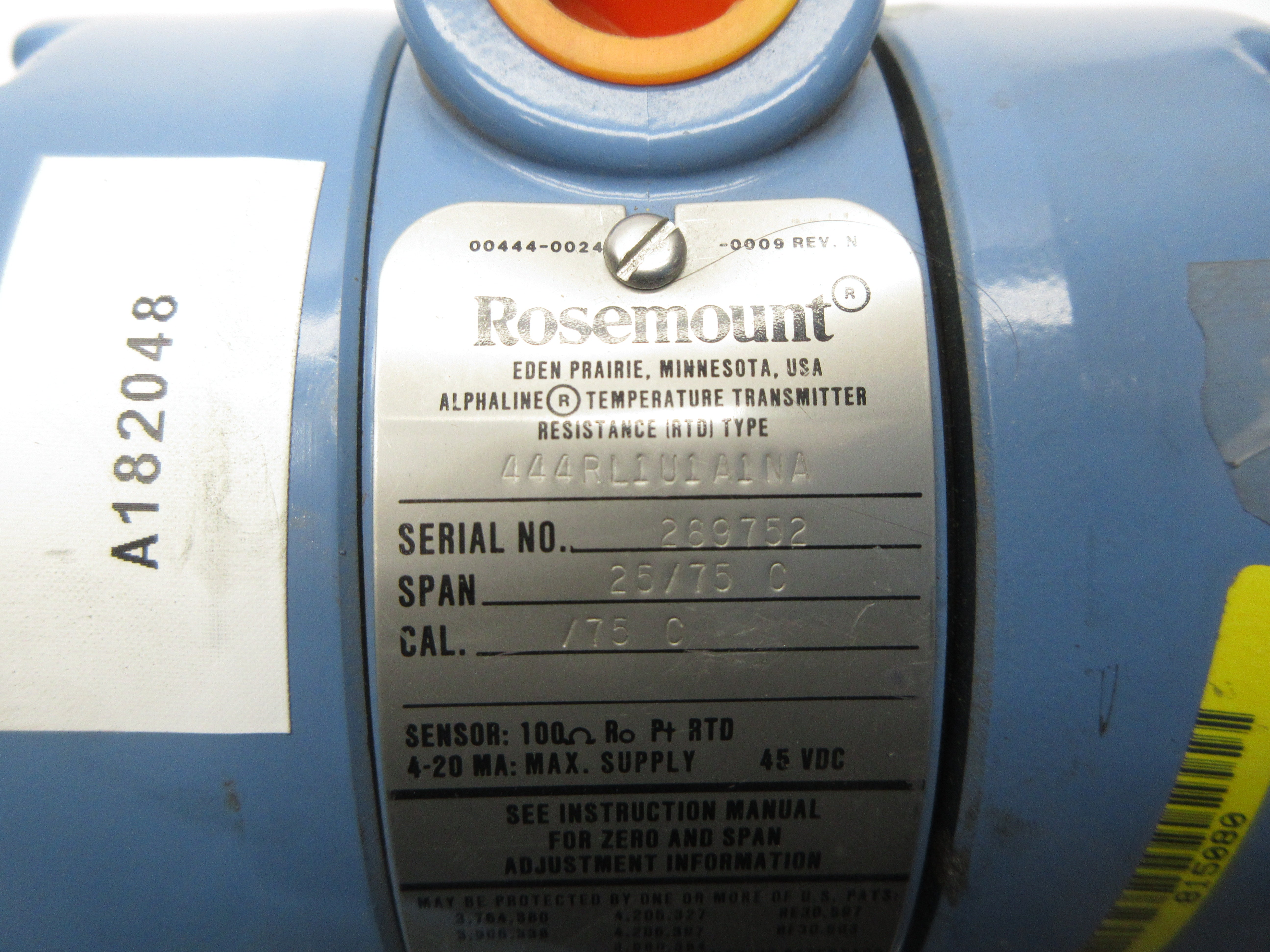 ROSEMOUNT 444RL1U1A1NA NSNP