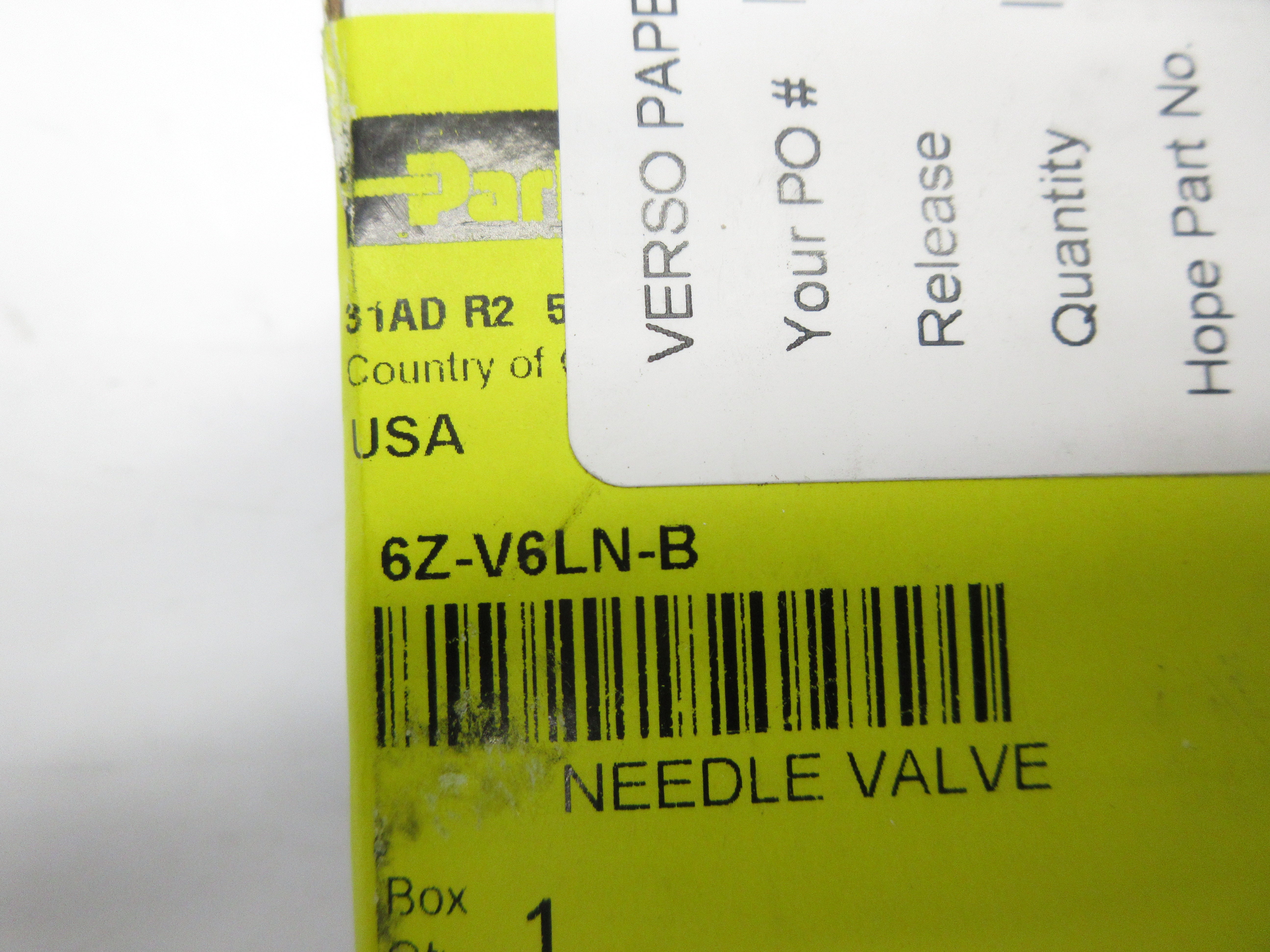 PARKER 6Z-V6LN-B NSFS