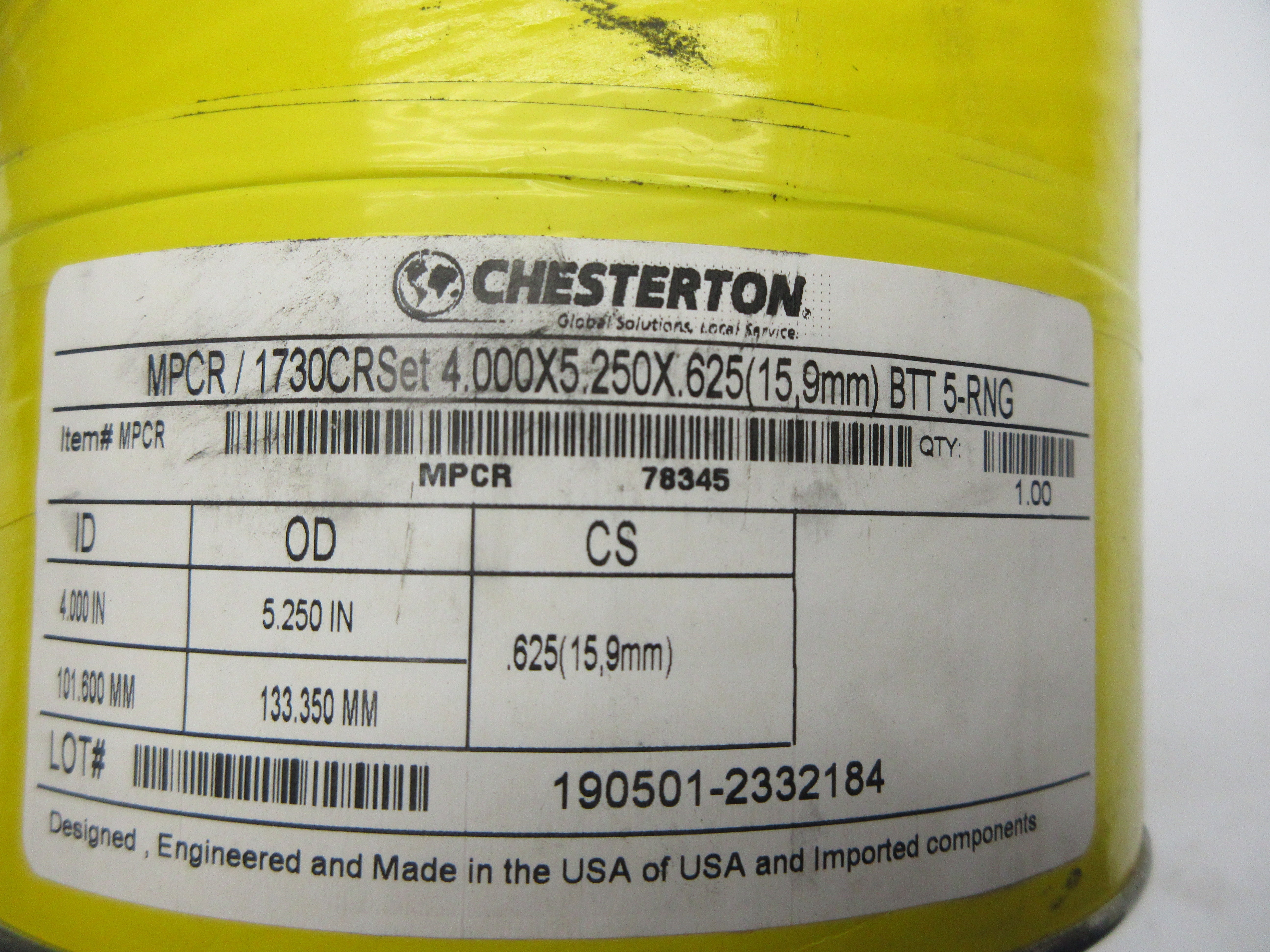 CHESTERTON MPCR/1730CR (PKG OF 5) NSFS