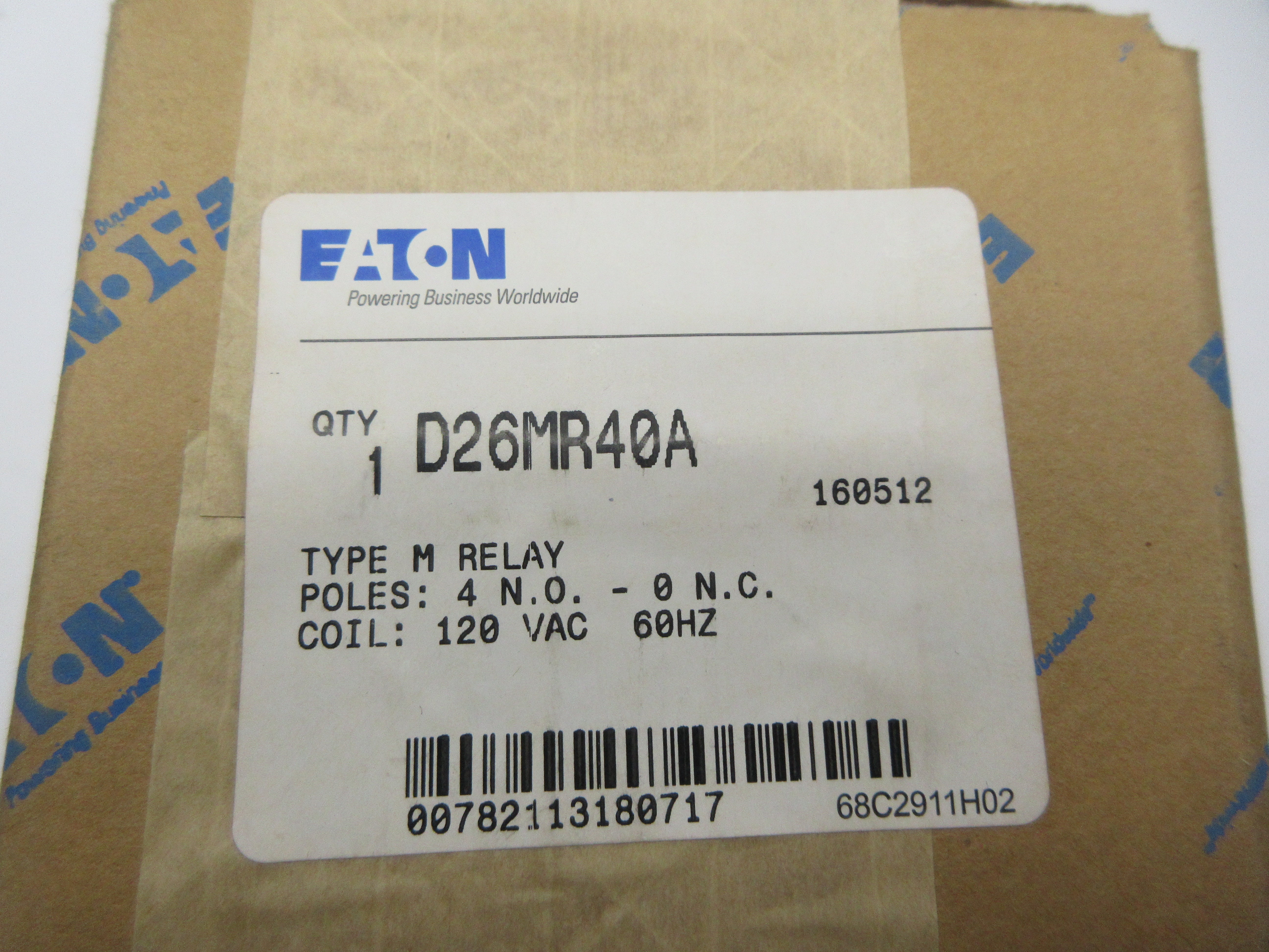 EATON D26MR40A 120VAC NSFS