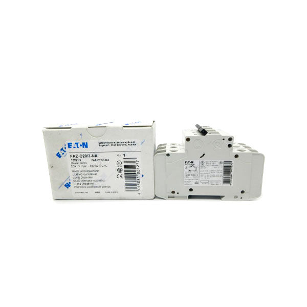 EATON FAZ-C20/3-NA 277VAC 20A NSMP