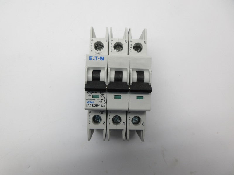 EATON FAZ-C20/3-NA 277VAC 20A NSMP