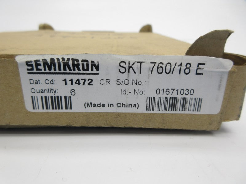 SEMIKRON SKT760/18E (PKG OF 6) NSMP