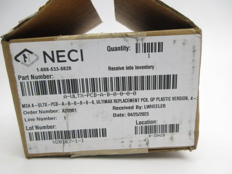 MSC/NECI A-ULTX-PCB-A-B-0-0-0-0 NSMP
