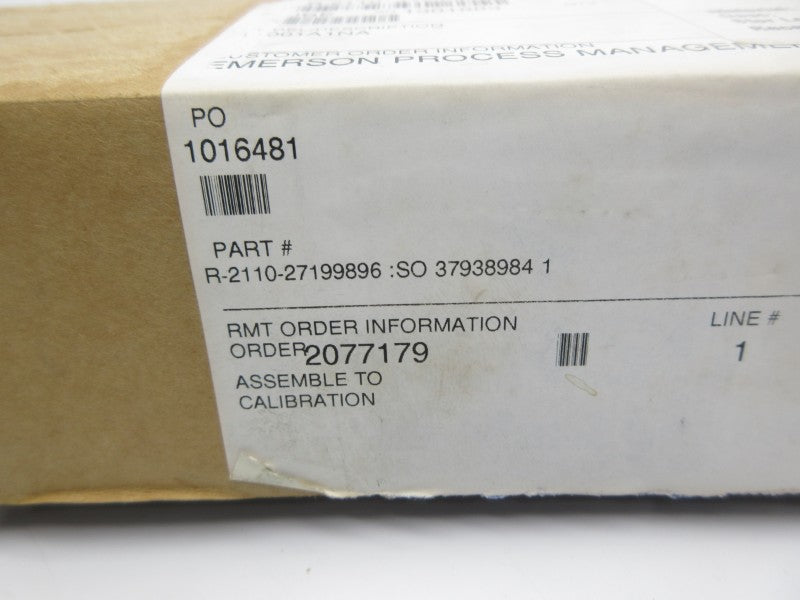 EMERSON R-2110-27199896 211001A1NA NSMP