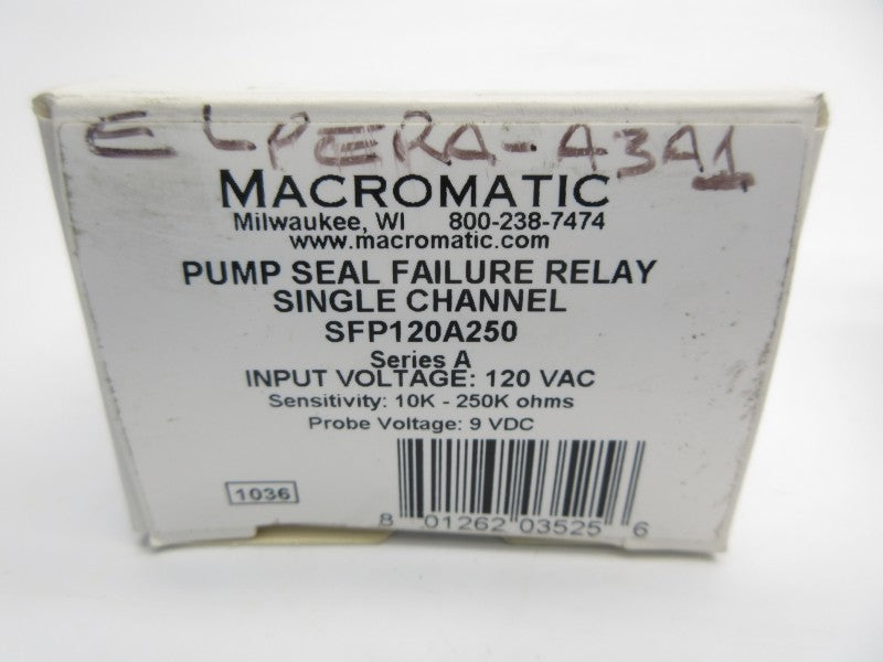 MACROMATIC SFP120A250 SER. A 120VAC NSMP