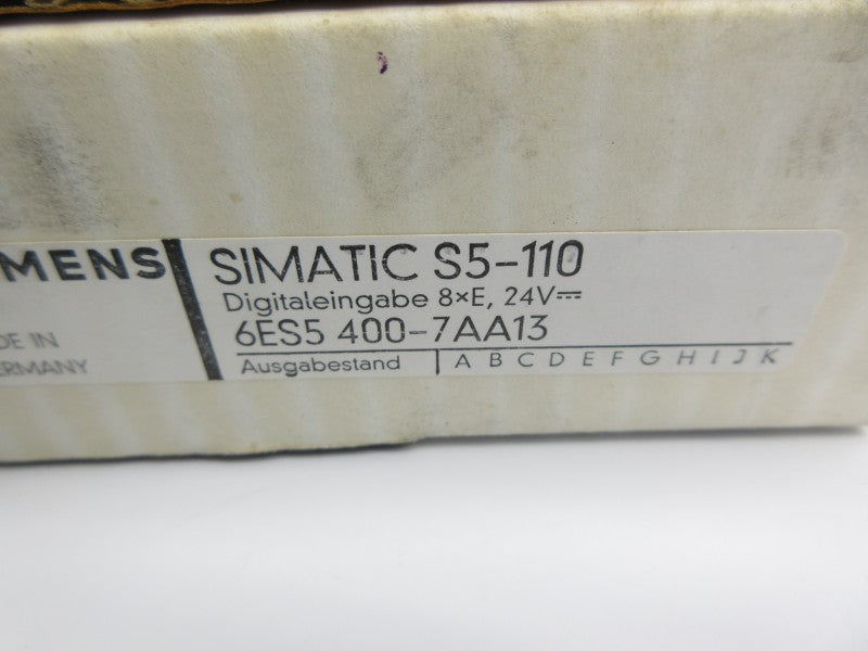 SIEMENS 6ES5400-7AA13 24V NSMP