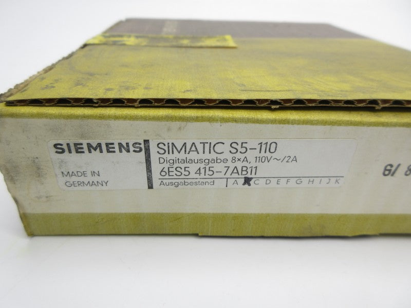 SIEMENS 6ES5415-7AB11 110V NSMP