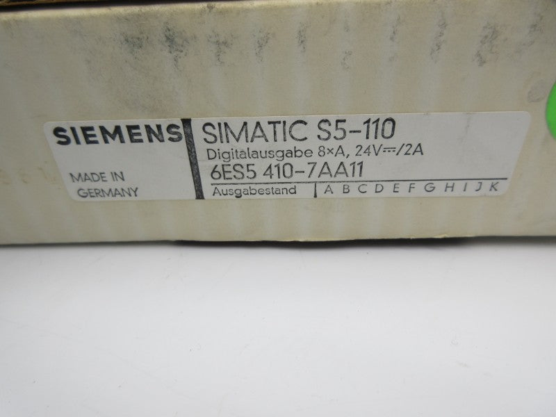 SIEMENS 6ES5410-7AA11 24V NSMP