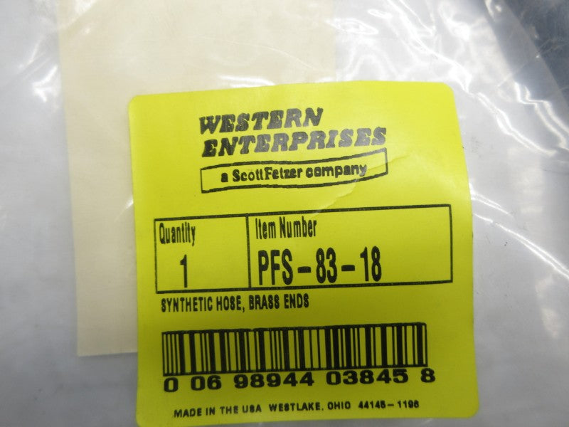 WESTERN ENTERPRISES PFS-83-18 NSMP