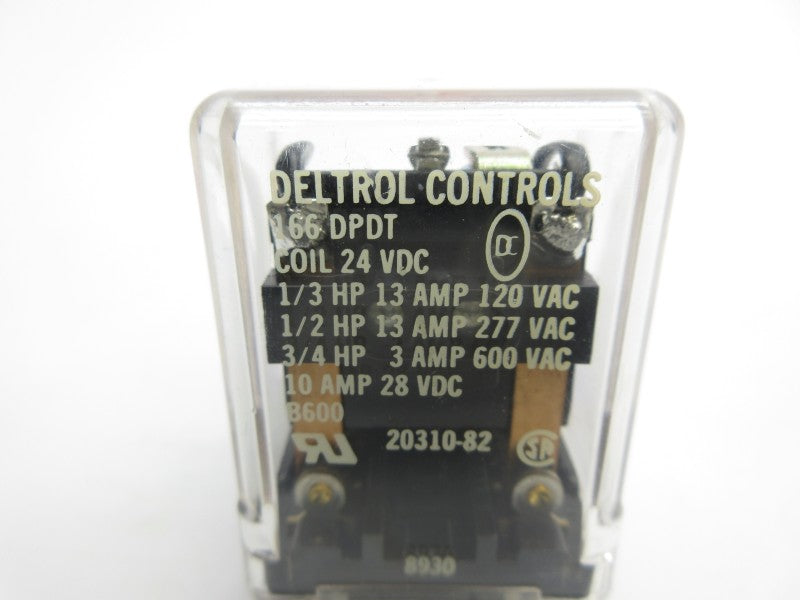 DELTROL CONTROLS 166DPDT 24VDC NSNP