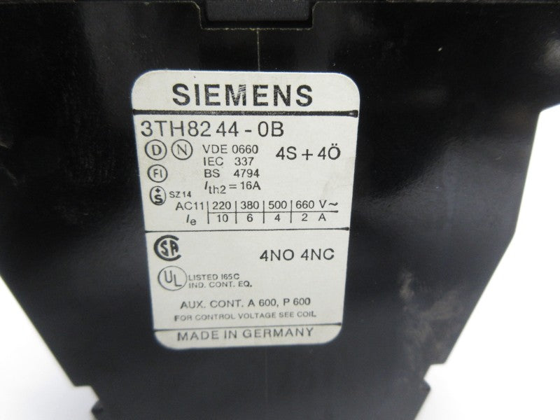 SIEMENS 3TH8244-0BB4 24VDC NSNP