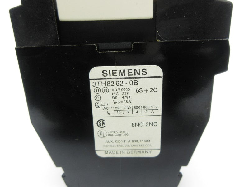 SIEMENS 3TH8262-0BB4 24VDC NSNP