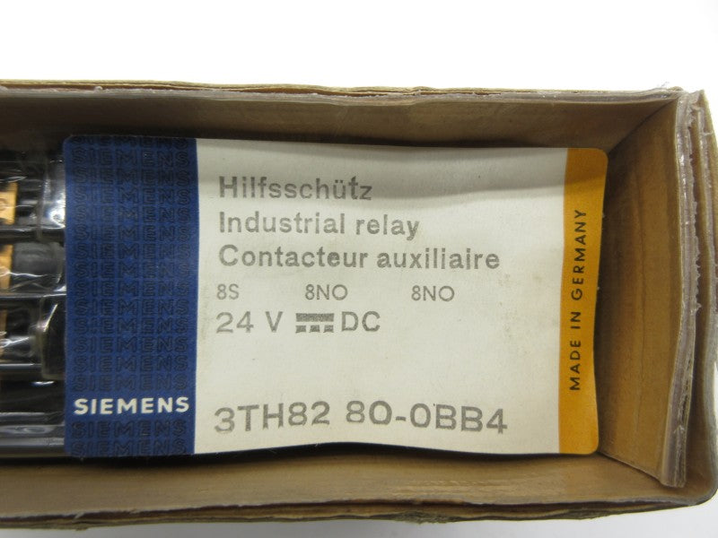 SIEMENS 3TH8280-0BB4 24VDC NSFS