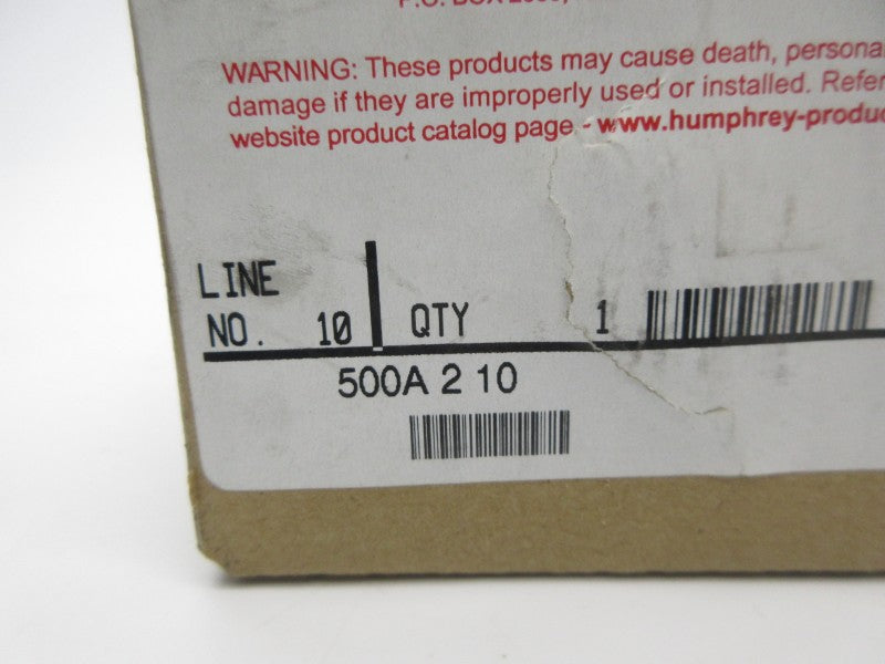 HUMPHREY 500A210 (PKG OF 10) NSFS