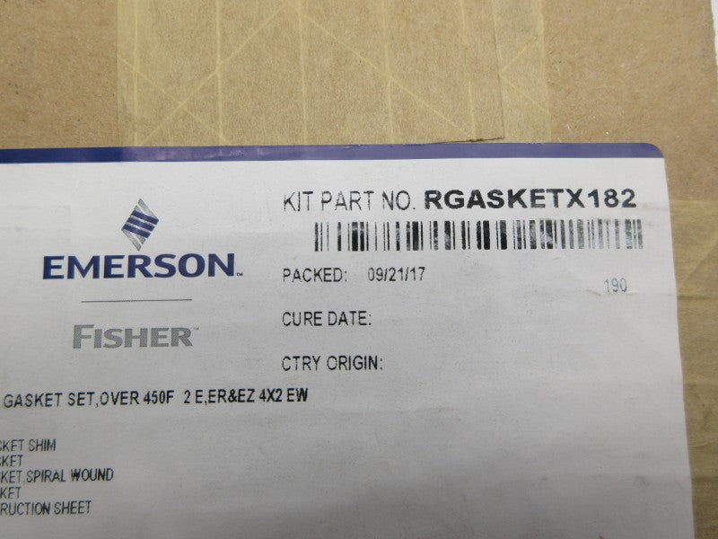 EMERSON RGASKETX182 NSFS