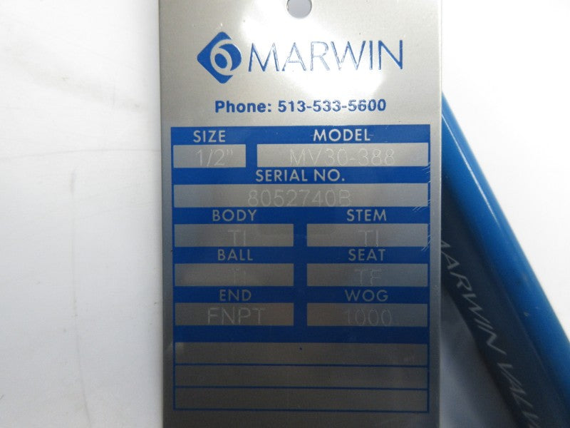 MARWIN MV30-388 1/2" NSNP