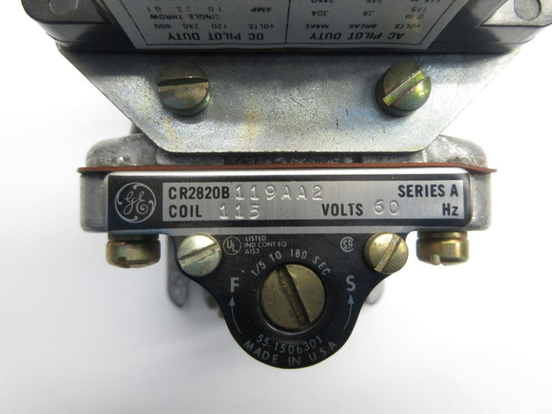 GENERAL ELECTRIC CR2820B119AA2 SER. A 115V NSNP