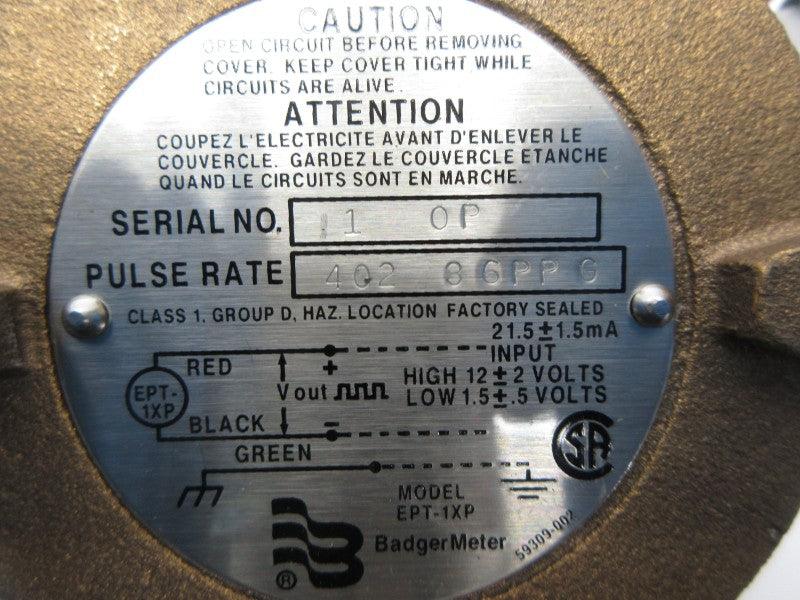 BADGE METER EPT-1XP NSNP