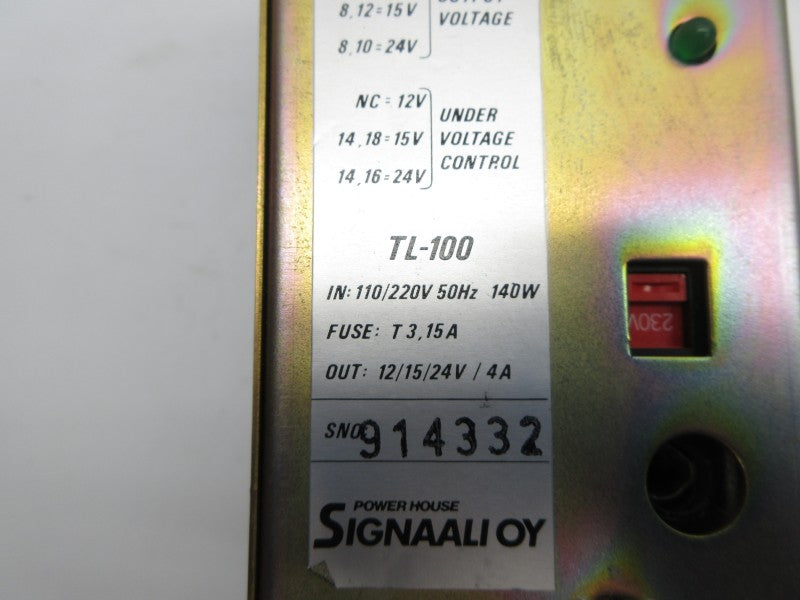 SIGNAALIOY TL-100 110/220V NSNP
