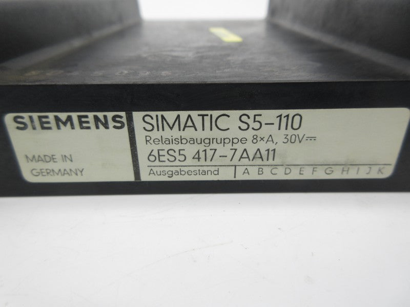 SIEMENS 6ES5417-7AA11 30V NSNP