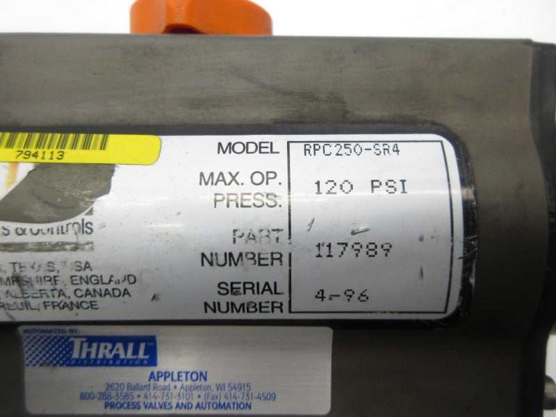 BETTIS RPC250-SR4 117989 120PSI NSNP