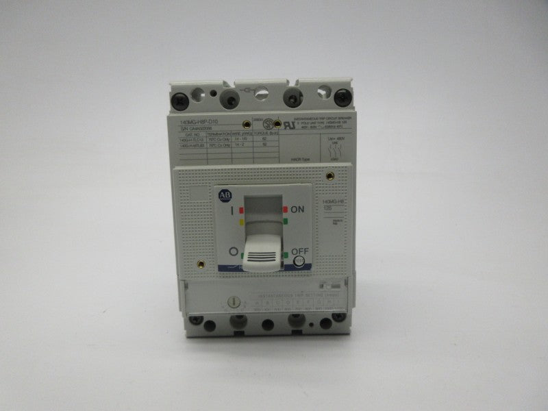ALLEN BRADLEY 140MG-H8P-D10 SER. A 480V 125A (BR/WH) NSMP