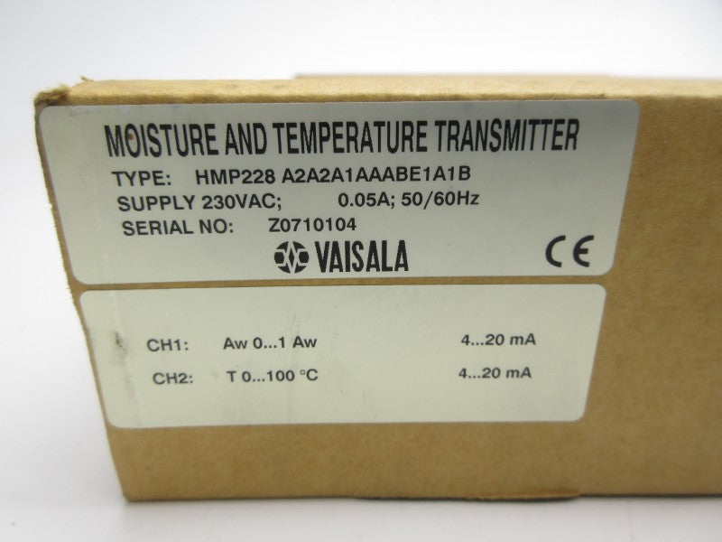 VAISALA HMP228 230VAC 0.05A NSMP
