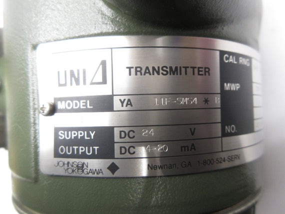 JOHNSON YOKOGAWA YA11F-SMS4 24VDC 2000PSI NSNP