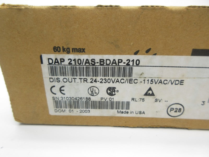 SCHNEIDER AUTOMATION DAP210/AS-BDAP-210 24-230VAC NSMP