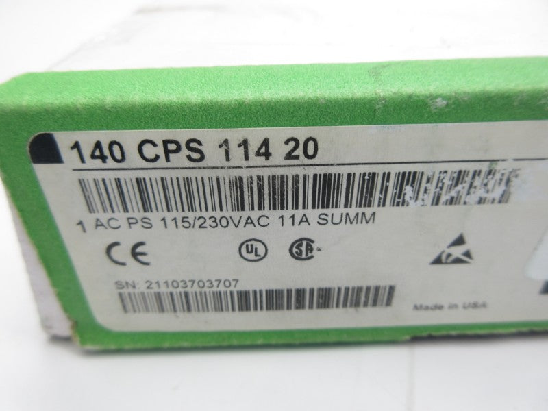 SCHNEIDER AUTOMATION 140CPS11420 115/230VAC NSMP