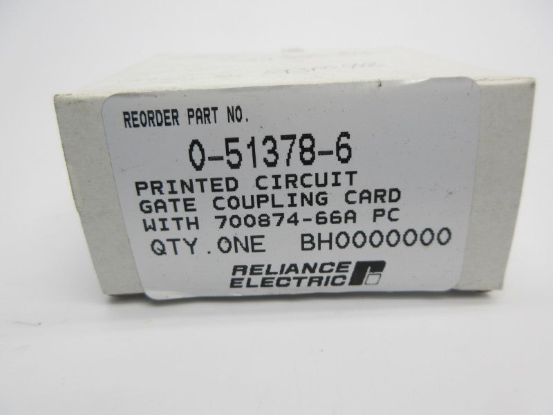 RELIANCE ELECTRIC 0-51378-6 NSMP