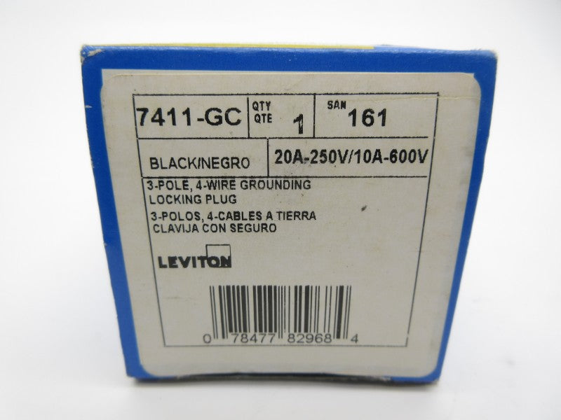 LEVITON 7411-GC 250V 20A NSMP