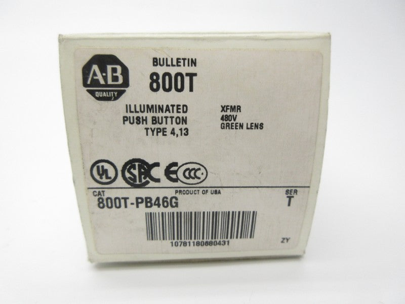 ALLEN BRADLEY 800T-PB46G SER. T 480V (WH) NSMP